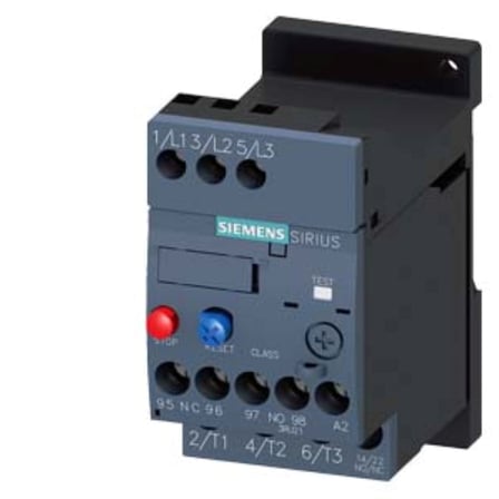 Siemens 3RU2116-1FB1 Termik Röle Boy 00 Raya Montaj 3,5-5 Amper 