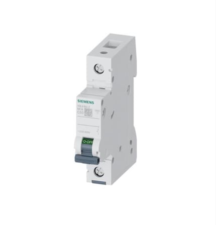 Siemens 5SL6150-7 Otomatik Sigorta C Tipi 50 Amper 1 Faz 6kA 70 mm 