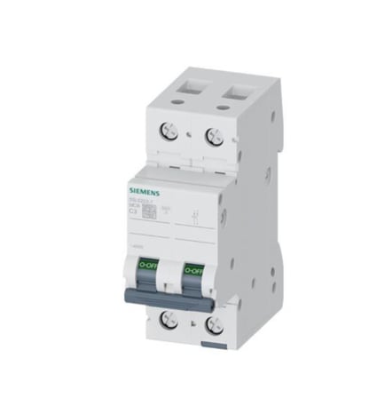 Siemens 5SL6203-7 Otomatik Sigorta C Tipi 3 Amper 2 Faz 6kA 70 mm 
