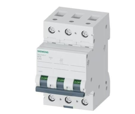 Siemens 5SL4340-7 Otomatik Sigorta C Tipi 40 Amper 3 Faz 10kA 70 mm 