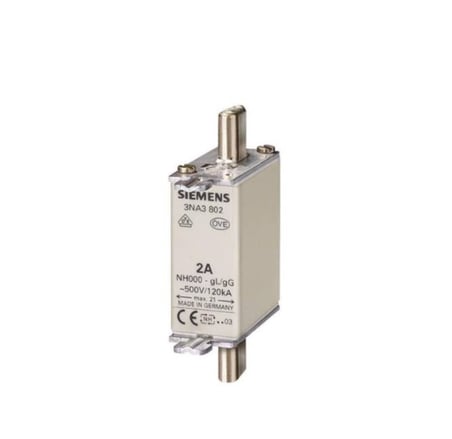 Siemens 3NA3801 NH Bıçaklı Sigorta Buşonu Boy 000 6 A 