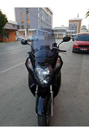 MOTOCAM Honda Silverwing FJS 400 Siperlik Ön Cam 2001-2012 Model 52cm Füme Renkli 4mm