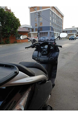 MOTOCAM Honda Silverwing FJS 400 Siperlik Ön Cam 2001-2012 Model 52cm Füme Renkli 4mm