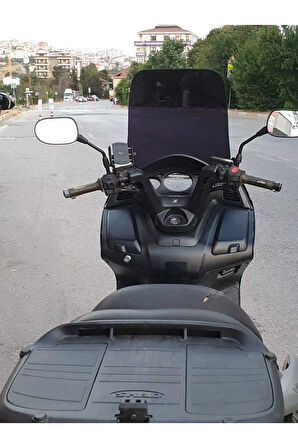 MOTOCAM Honda Silverwing FJS 400 Siperlik Ön Cam 2001-2012 Model 52cm Siyah Renkli 4mm