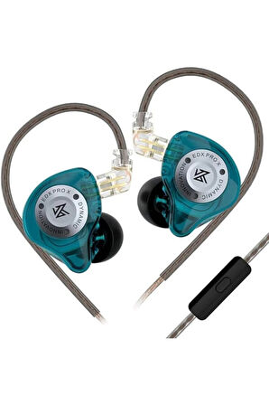 KZ EDX PRO X 1DD 10mm Dinamik Sürücü Kulak Içi Kulaklık Mikrofonlu