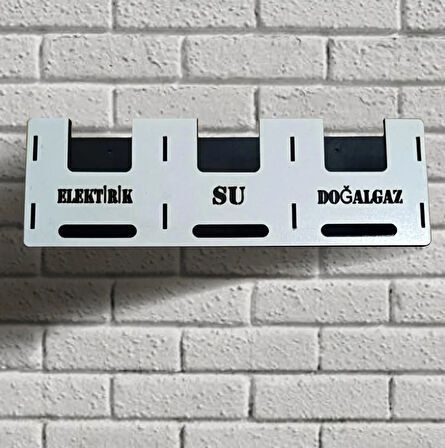 AHŞAP MDF FATURA KUTUSU ORTAK ALAN DÜZENLEYİCİ