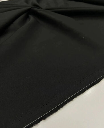 SİYAH DÜZ KUMAŞ EN 1.50