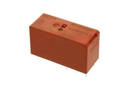Schrack RT424024 Röle, 2 Kontak 8A 24V DC PCB - 20 Adet 