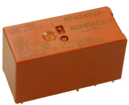 Schrack RT424024C Röle, 2 Kontak 8A 24V DC PCB - 20 Adet 