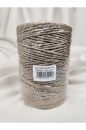 Kağıt İp El Örgü İpi 200gr.-240mt. (1 Adet) - Renk: G11