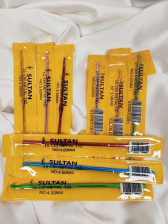 Sultan Metal Tığ 15 cm. - No:4 mm (1 Adet)