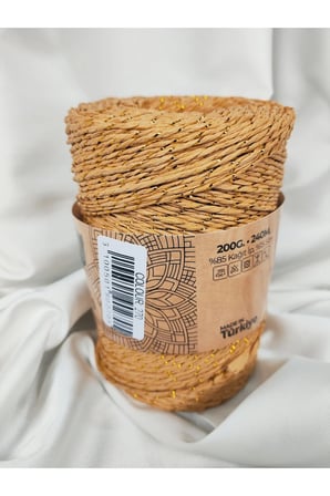 Simli Kağıt İp El Örgü İpi 200gr.-240mt. (1 Adet) - Renk: 270