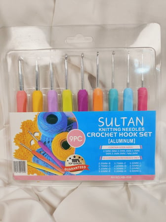 Sultan Alüminyum Tığ Seti Yumuşak Saplı 9'lu (2 - 6 mm)