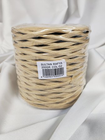 Sultan Rafya Saman Rengi El Örgü İpi 200gr. - 250mt. (1 Adet ) Renk:G2