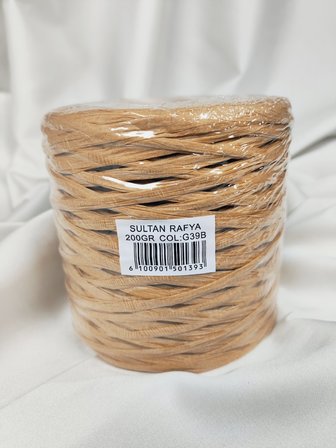 Sultan Rafya Buğday Rengi El Örgü İpi 200gr. - 250mt. (1 Adet ) Renk:G39B
