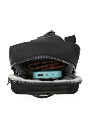 Nano Metalik Kumaş Bodybag Postacı Çantası