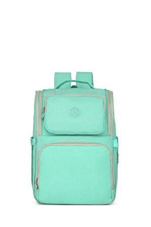 Anne-Bebek Bakım Sırt Çantası Fonksiyonel Cepler