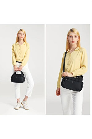 Bengal Kumaş Yumuşak Dokulu Kadın Omuz-el Çantası