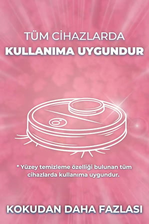 Bebek Pudrası Kokulu Akıllı Robot Süpürge Suyu,Sprey Mop Suyu,Yüzey Temizleyici 250ml
