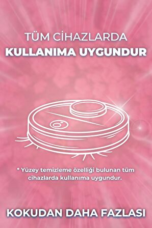 Bebek Pudrası Kokulu Akıllı Robot Süpürge Suyu,Sprey Mop Suyu,Yüzey Temizleyici 250ml