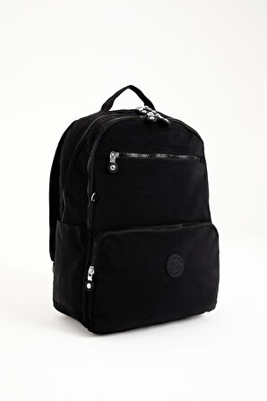 Unisex Suya Dayanıklı Krinkıl Kumaş Laptop Bölmeli Sırt Çantası Ve Askılı Kalemlik