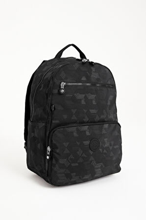 Unisex Suya Dayanıklı Krinkıl Kumaş Laptop Bölmeli Sırt Çantası Ve Askılı Kalemlik