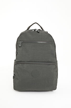 Unisex Suya Dayanıklı Krinkıl Kumaş Laptop Bölmeli Sırt Çantası Ve Askılı Kalemlik