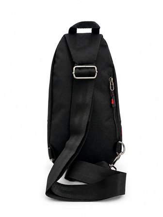 SEVENTEEN Unisex Orta Boy Çok Gözlü Çapraz Askılı Body Bag