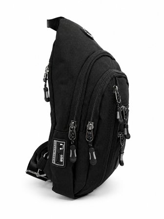 SEVENTEEN Unisex Orta Boy Çok Gözlü Çapraz Askılı Body Bag