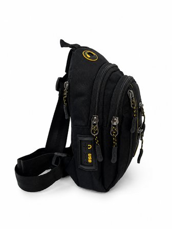 SEVENTEEN Unisex Küçük Boy Çok Gözlü Çapraz Askılı Body Bag