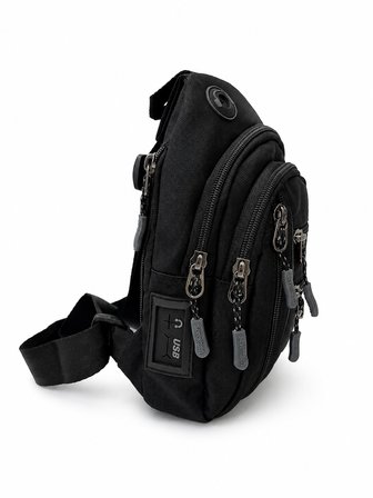 SEVENTEEN Unisex Küçük Boy Çok Gözlü Çapraz Askılı Body Bag