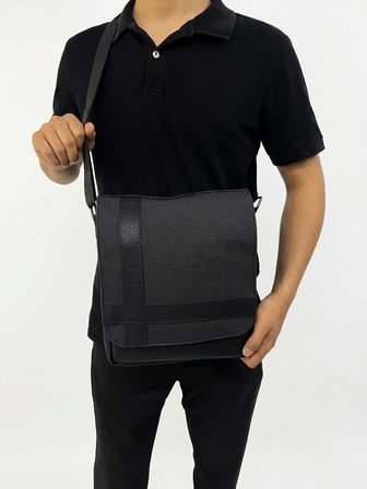 Unisex Kapaklı Kanvas Postacı Çapraz Askılı Omuz Çantası