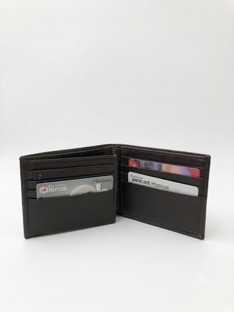 Erkek Hakiki Deri İnce Tasarım, Çok Kartlıklı, Premium Kalite Cüzdan
