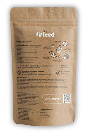 Freeze-Dried Çiğ Dana Ciğer Köpek Ödülü 40g