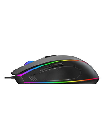 Gamenote MS1017 Kablolu Rgb Gaming Mouse Siyah