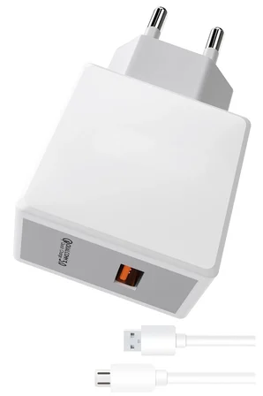 Realme C15 Şarj Aleti Micro USB 3.0A Hızlı Şarj - Snx-S225M