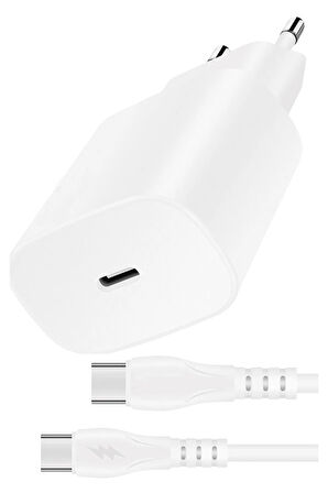 Oppo A91 Şarj Kablosu Type C 25W Süper Hızlı Şarj - S40TBeyaz