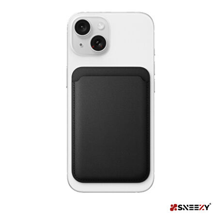 İphone 16-16 Plus - 16 Pro - 16 Pro max Uyumlu Birinci Sınıf Magsafe Cüzdan Magsafe Deri Kartlık