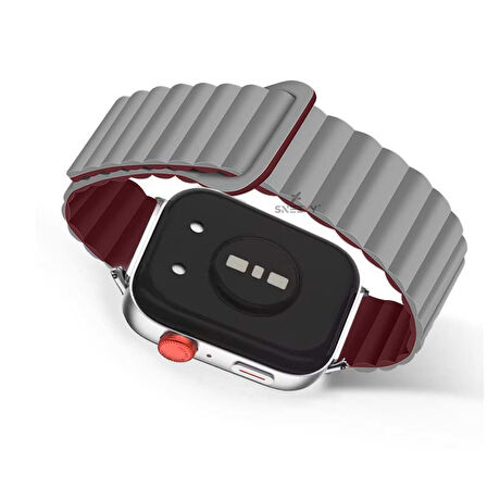 Redmi Watch 5 Active Redmi 5 Lite Uyumlu Kordon Harmony Duo Magnetik Silikon Kordon