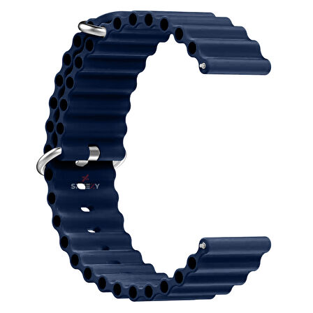 Redmi Watch 5 Active Redmi 5 Lite Uyumlu Kordon Kordon Ocean Tasarım Metal Toka Soft Silikon Kordon