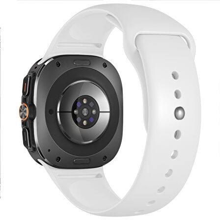 Samsung Galaxy Watch 8 44mm 40mm İle Uyumlu Klasik PureLux Soft Silikon Kordon