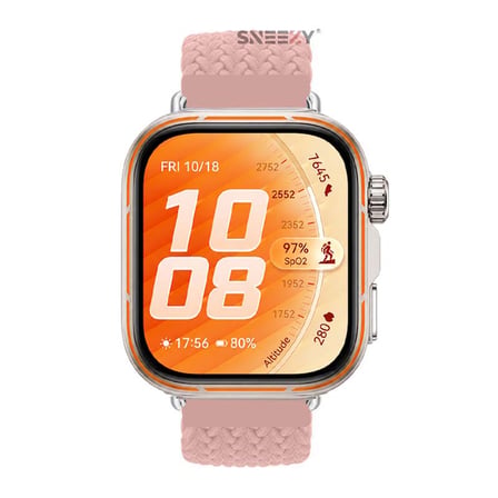 Huawei Watch Fit 5 Pro İle Uyumlu Metal Klipsli Solo Fiberlink Yumuşak Kumaş Örgü Kordon