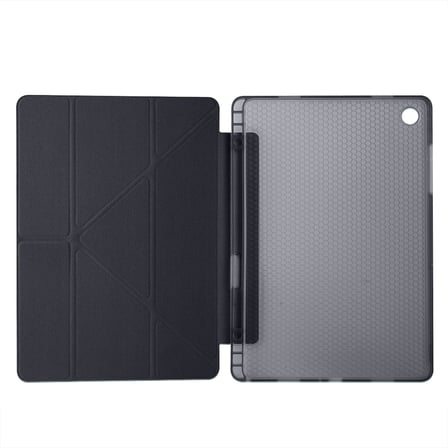 Samsung Galaxy Tab A11 Plus 11 Inc SM-X230 Üçgen Katlanabilir Kalemlikli Yatay Dikey Standlı Kılıf