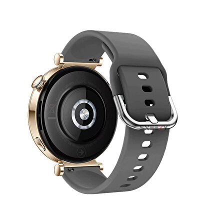 Huawei Watch GT5 Pro 42mm İle Uyumlu Yumuşak PureLux Soft Tokalı Silikon Kordon