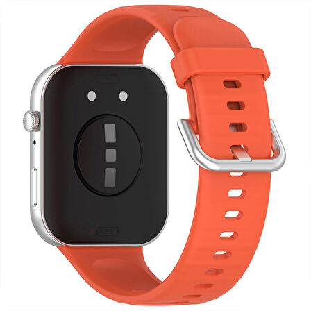 Huawei Watch Fit 4 Fit 4 Pro İle Uyumlu Metal Tokalı Yumusaş Soft Silikon Kordon Kayış