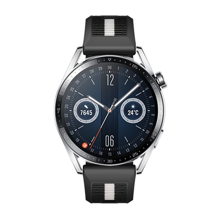Huawei Watch GT3 Pro GT3 GT2 46mm SportStripe Örgü Desen Metal Tokalı Silikon Akıllı Saat Kordonu