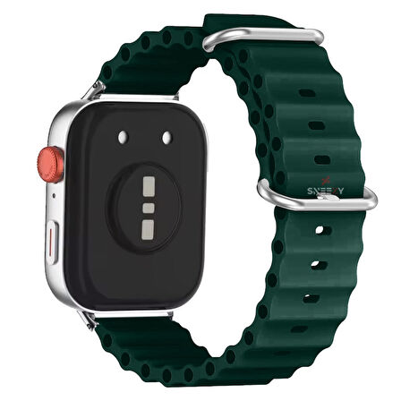Redmi Watch 5 Active Redmi 5 Lite Uyumlu Kordon Kordon Ocean Tasarım Metal Toka Soft Silikon Kordon