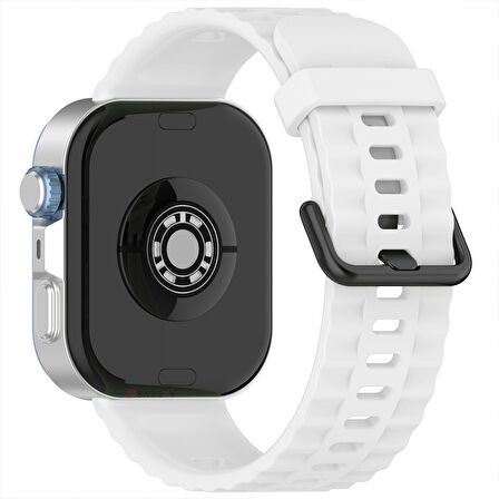 Huawei Watch Fit3 Fit 4 Fit 4 Pro İle Uyumlu GlacierFlex Metal Tokalı Spor Silikon Kordon