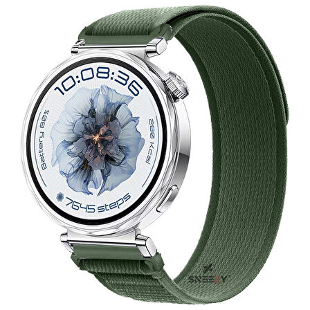 Huawei Watch GT5 41mm Uyumlu Kordon Trail Loop Cırtlı Yumuşak Kumaş Şık Kordon