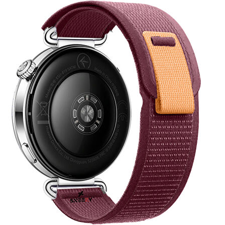 Huawei Watch GT6 41mm Uyumlu Kordon Trail Loop Cırtlı Yumuşak Kumaş Şık Kordon